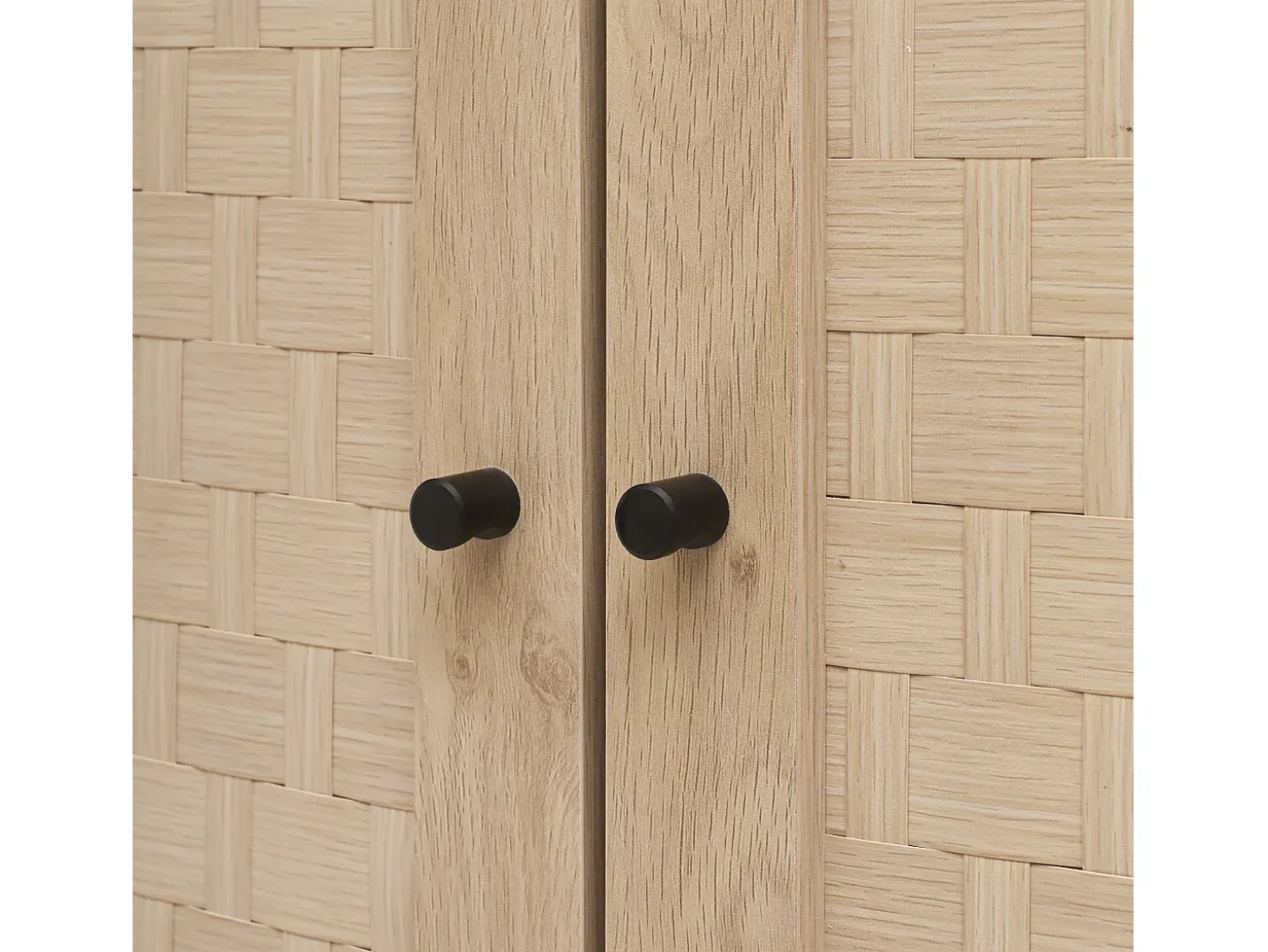 Aparador de madera de 150 x 40 x 80 cm, 4 puertas, diseño ondulado, mueble moderno para salón/dormitorio