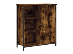 Aparador de madera de ingeniería roble ahumado 70x30x80 cm ES56861