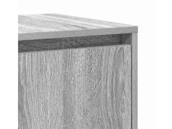 Aparador de madera de ingeniería gris Sonoma 120 x 41 x 75 cm