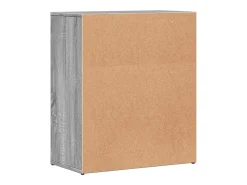 Aparador de madera de ingeniería gris Sonoma 60x31x70 cm
