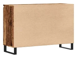 Aparador de madera de ingeniería envejecida 101,5x35x70 cm