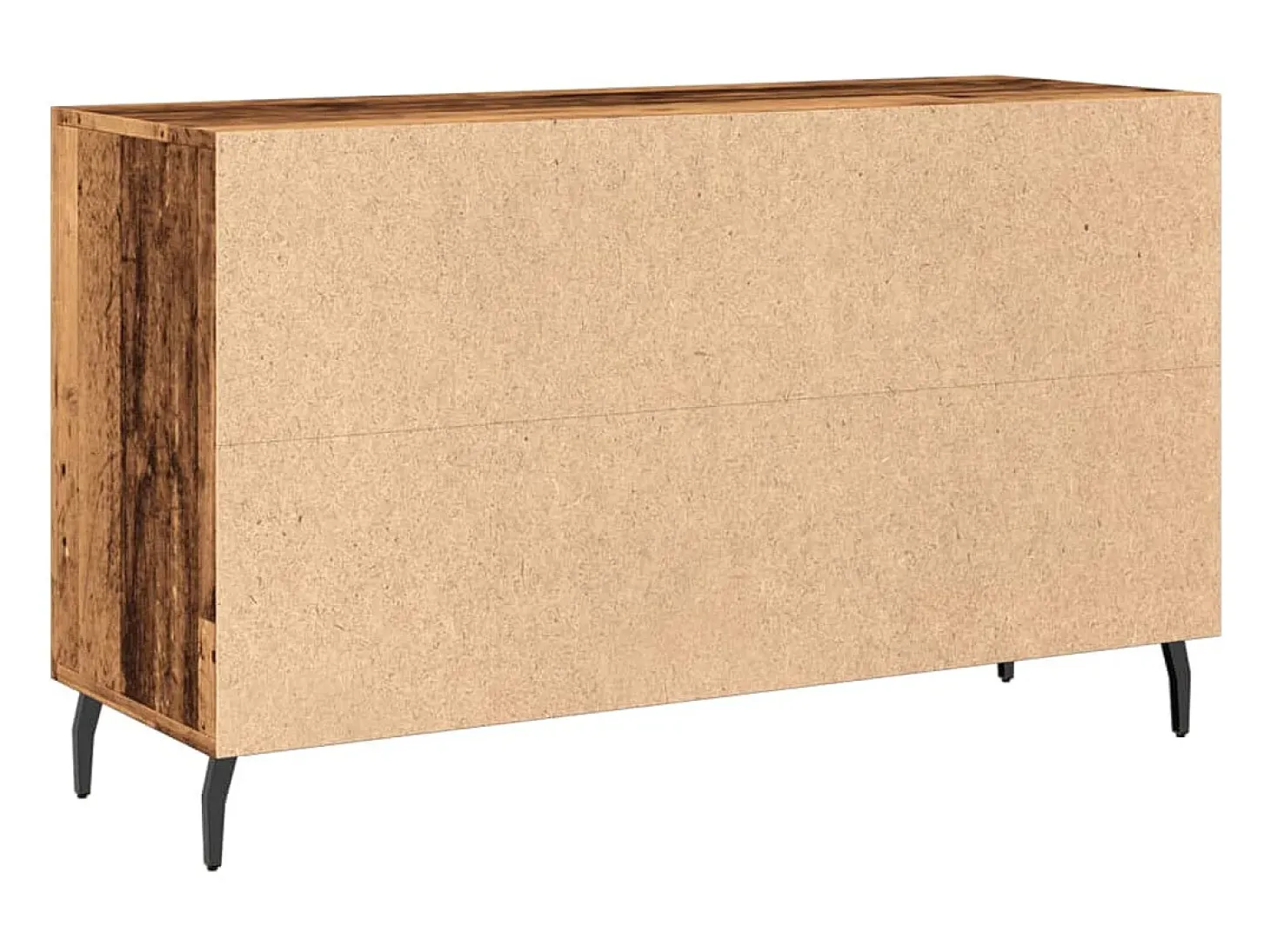 Aparador de madera de ingeniería envejecida 100x36x60 cm