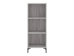 Aparador de madera de ingeniería gris Sonoma 34,5x32,5x90 cm