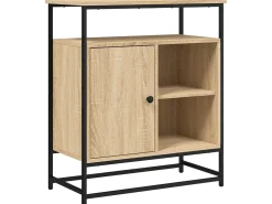Aparador de madera de ingeniería roble Sonoma 69x35x80 cm ES52775