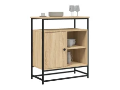 Aparador de madera de ingeniería roble Sonoma 69x35x80 cm ES52775