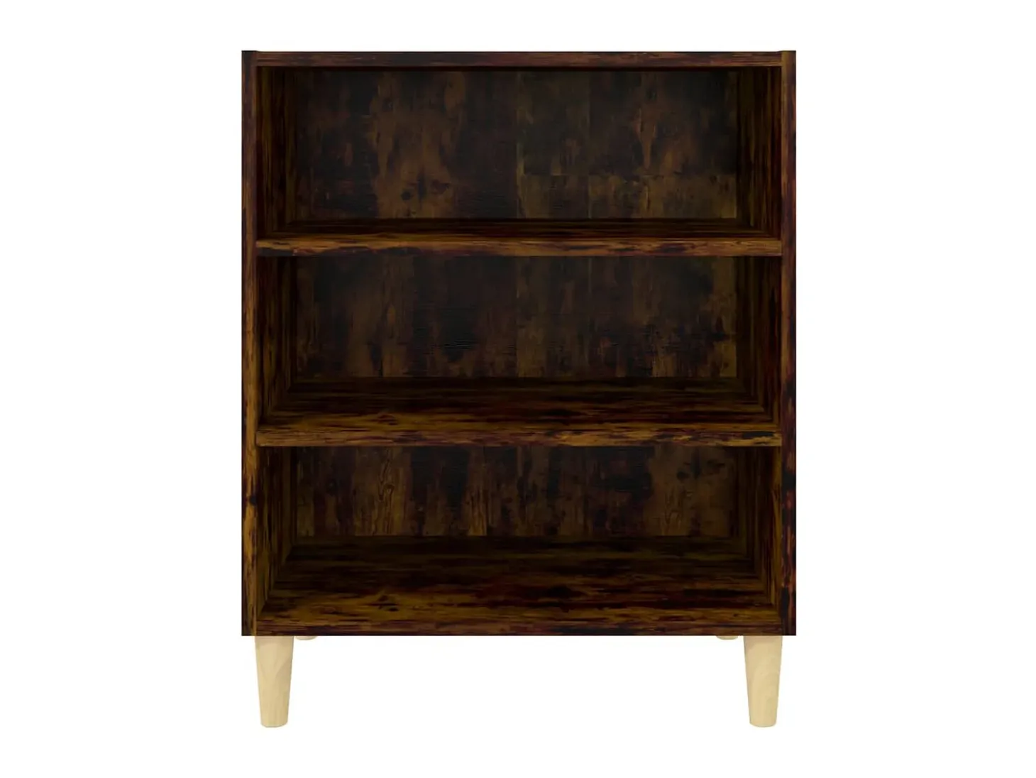 Aparador de madera de ingeniería roble ahumado 57x35x70 cm ES36002