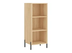 Aparador de madera de ingeniería roble Sonoma 34,5x32,5x90 cm ES98500