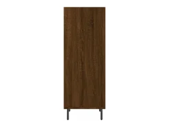 Aparador de madera de ingeniería marrón roble 34,5x32,5x90 cm