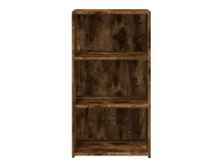 Aparador de madera de ingeniería roble ahumado 50x41x93 cm