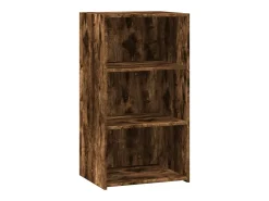 Aparador de madera de ingeniería roble ahumado 50x41x93 cm
