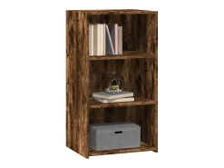 Aparador de madera de ingeniería roble ahumado 50x41x93 cm
