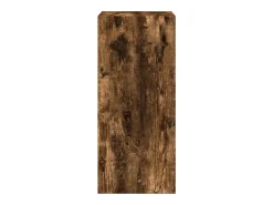 Aparador de madera de ingeniería roble ahumado 50x41x93 cm