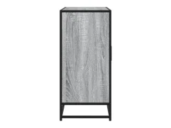 Aparador de madera de ingeniería gris Sonoma 92x35x76 cm