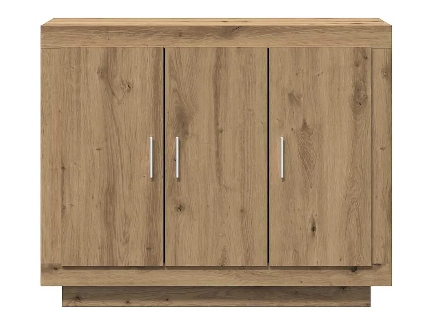Aparador de madera de ingeniería roble artisan 92x35x75 cm