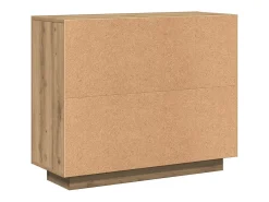 Aparador de madera de ingeniería roble artisan 92x35x75 cm