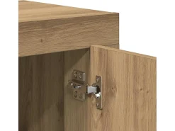 Aparador de madera de ingeniería roble artisan 92x35x75 cm