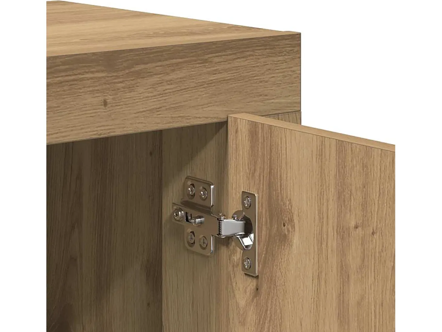 Aparador de madera de ingeniería roble artisan 92x35x75 cm
