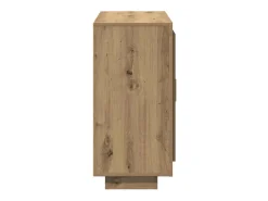 Aparador de madera de ingeniería roble artisan 92x35x75 cm