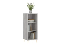 Aparador de madera de ingeniería gris Sonoma 34,5x32,5x90 cm ES95919