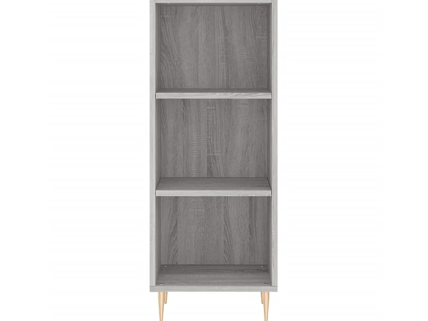 Aparador de madera de ingeniería gris Sonoma 34,5x32,5x90 cm ES95919