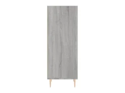 Aparador de madera de ingeniería gris Sonoma 34,5x32,5x90 cm ES95919