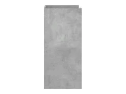 Aparador de madera de ingeniería gris hormigón 45x35x75 cm