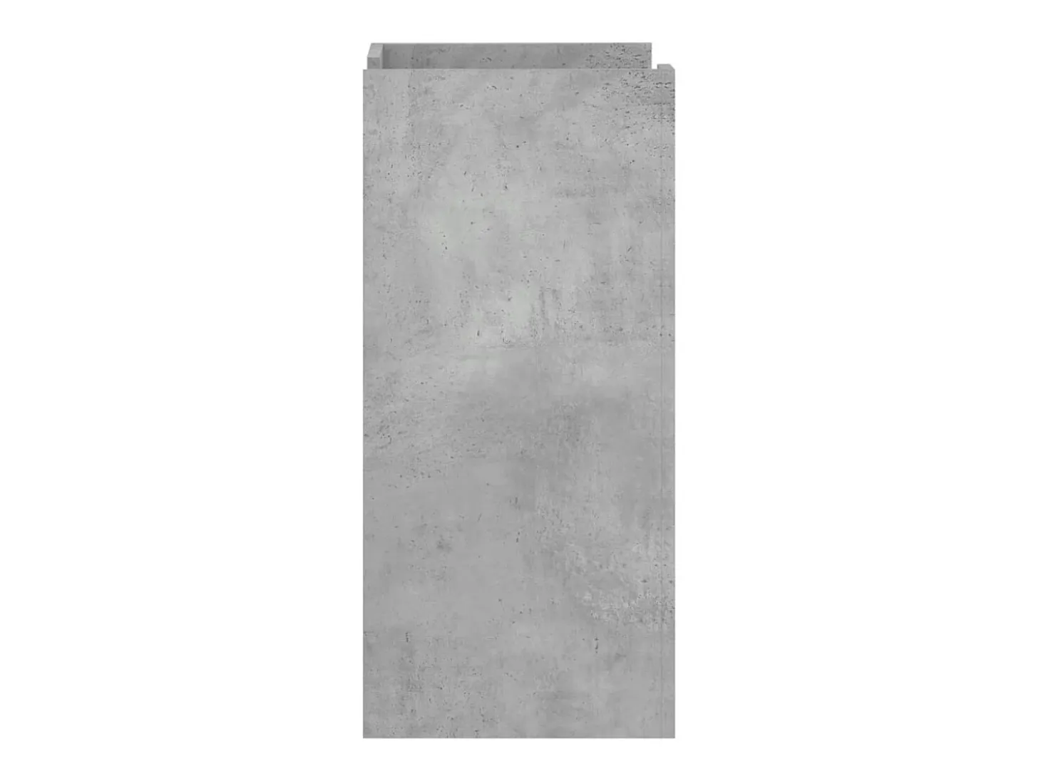 Aparador de madera de ingeniería gris hormigón 45x35x75 cm