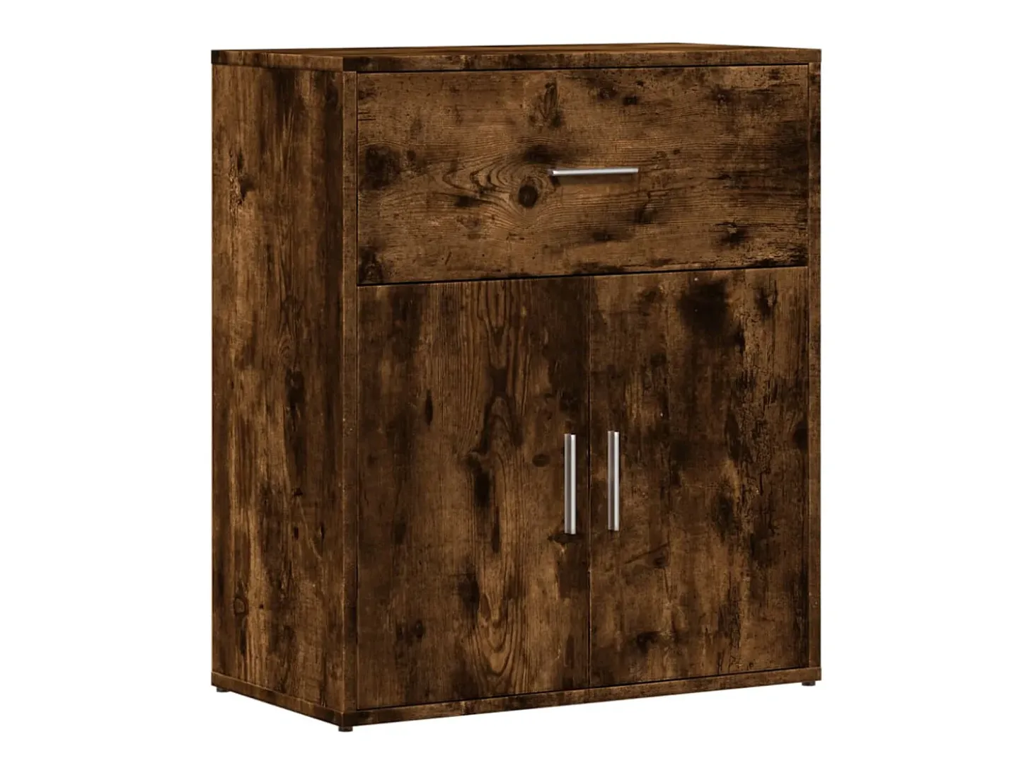 Aparador de madera de ingeniería roble ahumado 60x31x70 cm ES248210