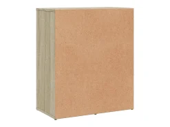 Aparador de madera de ingeniería 2 uds roble Sonoma 60x31x70 cm