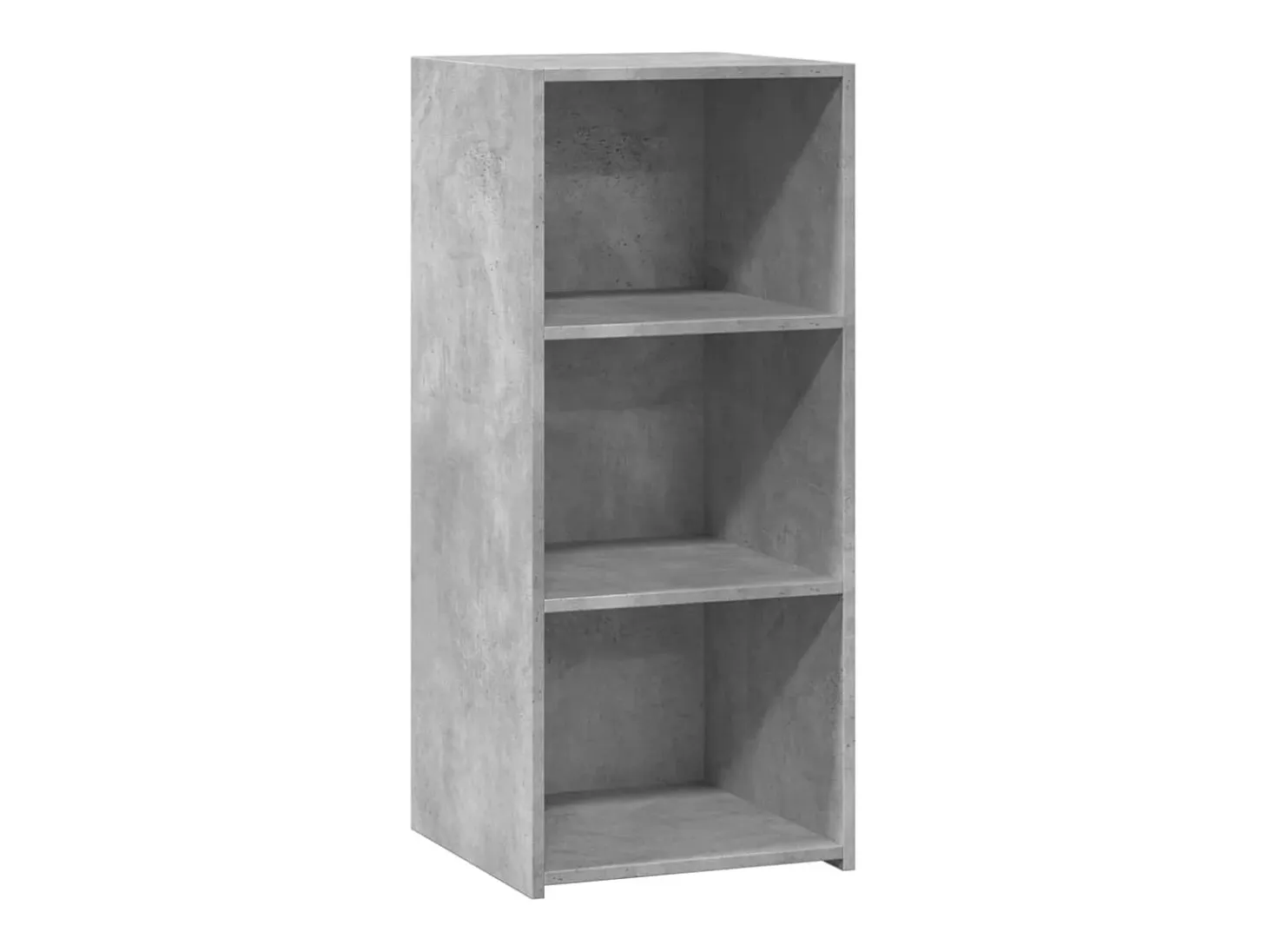 Aparador de madera de ingeniería gris hormigón 40x41x93 cm