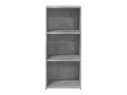 Aparador de madera de ingeniería gris hormigón 40x41x93 cm
