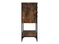Aparador de madera de ingeniería roble ahumado 100x36x85 cm