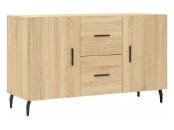 Aparador de madera de ingeniería roble Sonoma 100x36x60 cm