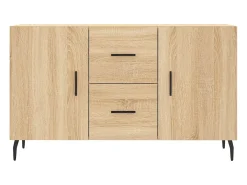 Aparador de madera de ingeniería roble Sonoma 100x36x60 cm