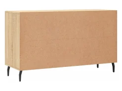 Aparador de madera de ingeniería roble Sonoma 100x36x60 cm