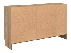 Aparador de madera de ingeniería roble artisan 120x30,5x70 cm