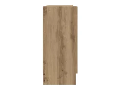 Aparador de madera de ingeniería roble artisan 120x30,5x70 cm