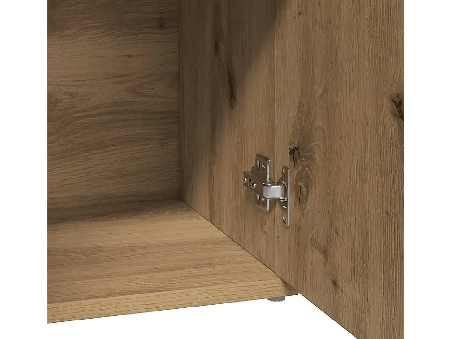 Aparador de madera de ingeniería roble artisan 91x29,5x75 cm