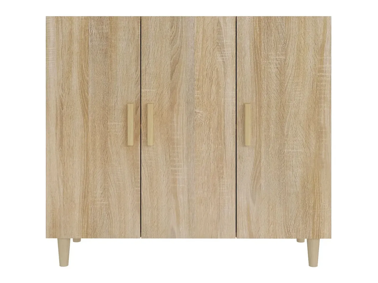 Aparador de madera de ingeniería roble Sonoma 90x34x80 cm