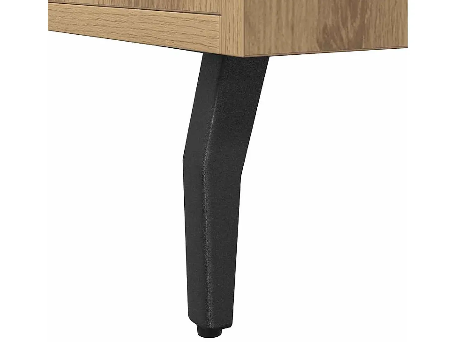 Aparador de madera de ingeniería roble artisian 100x36x60 cm