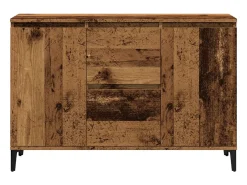Aparador de madera de ingeniería envejecida 102x35x70 cm