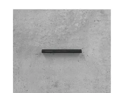 Aparador de madera de ingeniería gris hormigón 69,5x34x90 cm