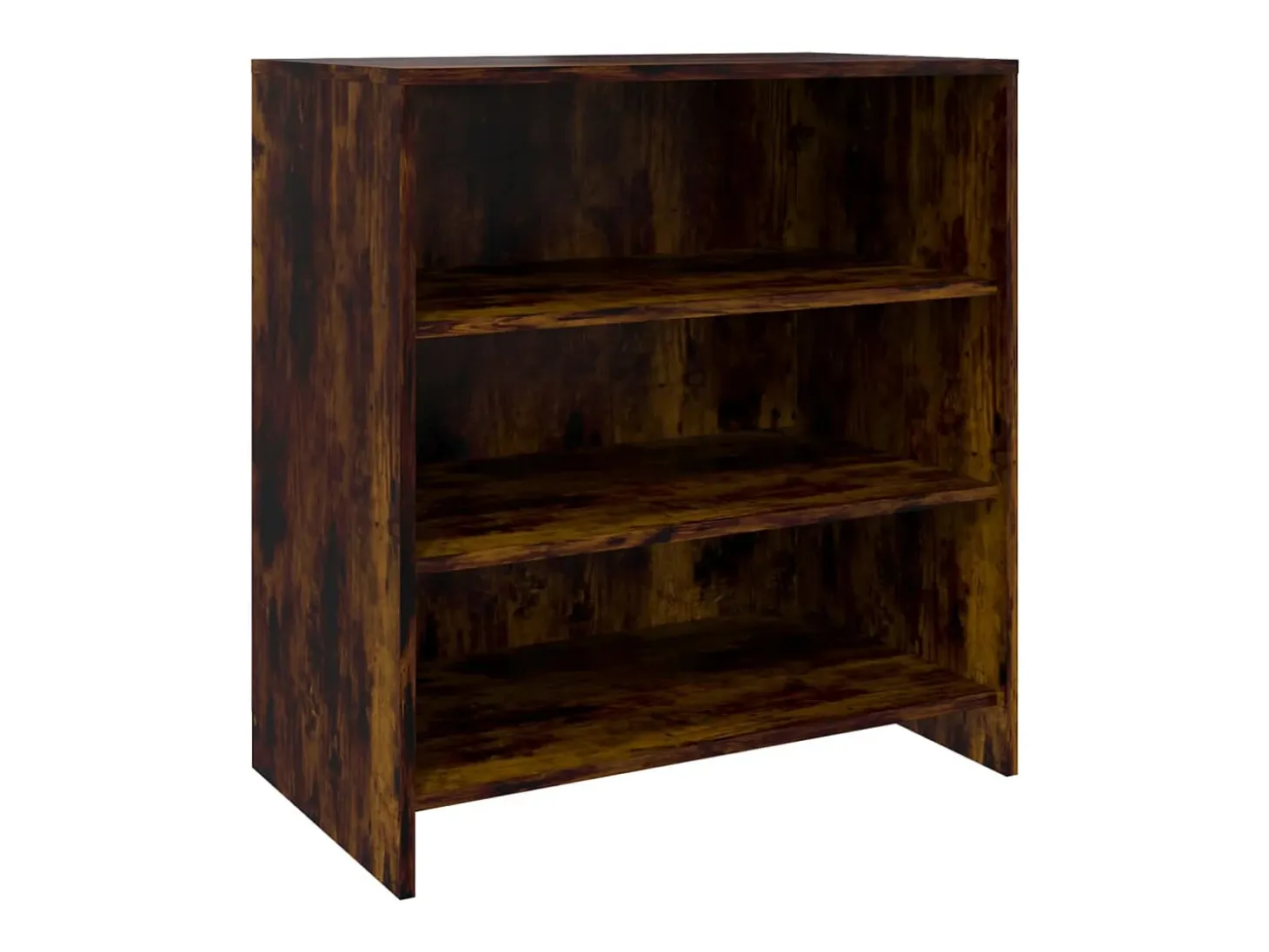 Aparador de madera de ingeniería roble ahumado 70x40,5x75 cm ES552364