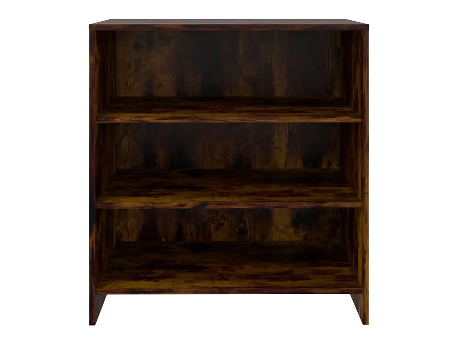 Aparador de madera de ingeniería roble ahumado 70x40,5x75 cm ES552364