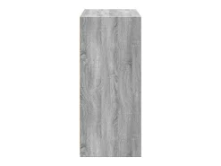 Aparador de madera de ingeniería gris Sonoma 70x41x93 cm