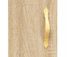 Aparador de madera de ingeniería roble Sonoma 100x36x60 cm