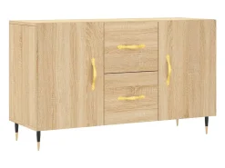 Aparador de madera de ingeniería roble Sonoma 100x36x60 cm