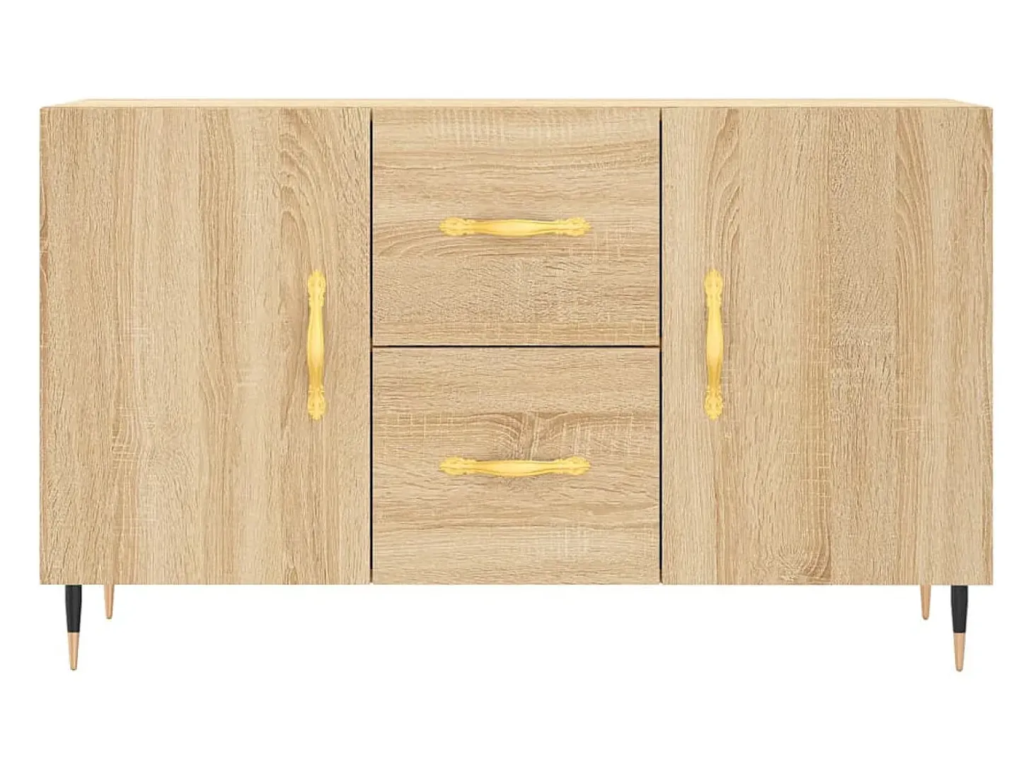 Aparador de madera de ingeniería roble Sonoma 100x36x60 cm