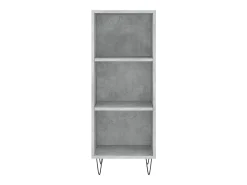 Aparador de madera de ingeniería gris hormigón 34,5x32,5x90 cm ES80237