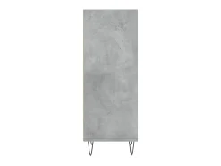 Aparador de madera de ingeniería gris hormigón 34,5x32,5x90 cm ES80237